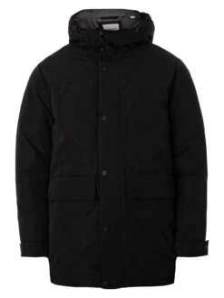 Jack & Jones Champ Parka Jacket - Black -Standout Fashion Shop 49040g