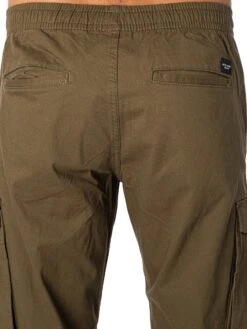 Jack & Jones Kane Cuffed Cargo Loose Trousers - Olive Night -Standout Fashion Shop 49042d