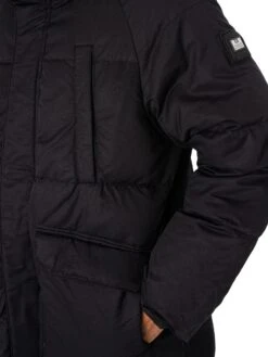 Weekend Offender Storm Parka Jacket - Black -Standout Fashion Shop 49049d