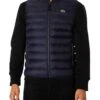 Lacoste Logo Puffer Gilet - Blue Marine