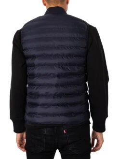 Lacoste Logo Puffer Gilet - Blue Marine 8 Lacoste Logo Puffer Gilet - Blue Marine -Standout Fashion Shop 49051c