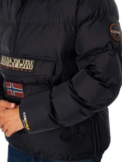 Napapijri Rainforest Puffer Jacket - Black -Standout Fashion Shop 49058d