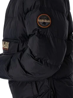 Napapijri Rainforest Puffer Jacket - Black -Standout Fashion Shop 49058f