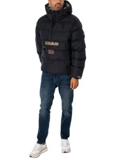 Napapijri Rainforest Puffer Jacket - Black -Standout Fashion Shop 49058g