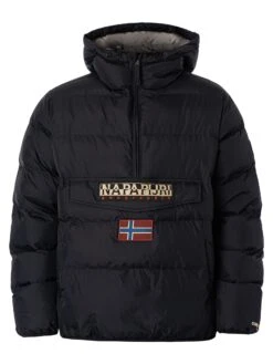 Napapijri Rainforest Puffer Jacket - Black -Standout Fashion Shop 49058h