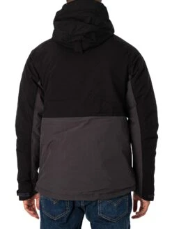 Regatta Highton Stretch Padded Jacket - Black/Ash -Standout Fashion Shop 49065c