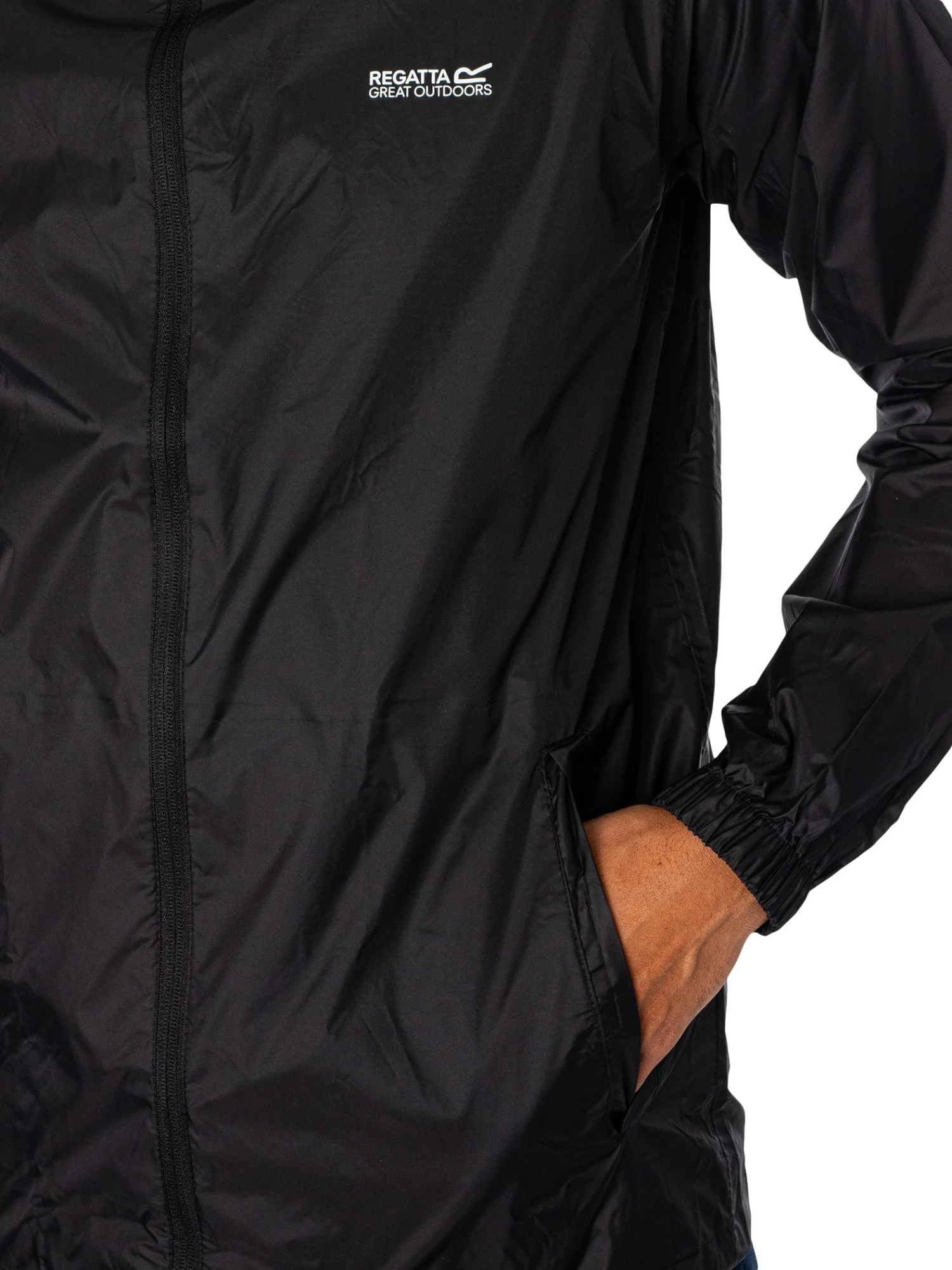 Regatta Pack It Jacket Waterproof Jacket - Black 4 Regatta Pack It Jacket Waterproof Jacket - Black - Image 4