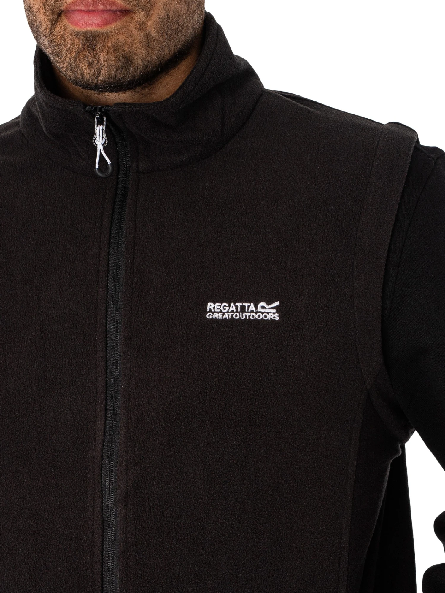 Regatta Tobias Fleece Gilet - Black 4 Regatta Tobias Fleece Gilet - Black - Image 4