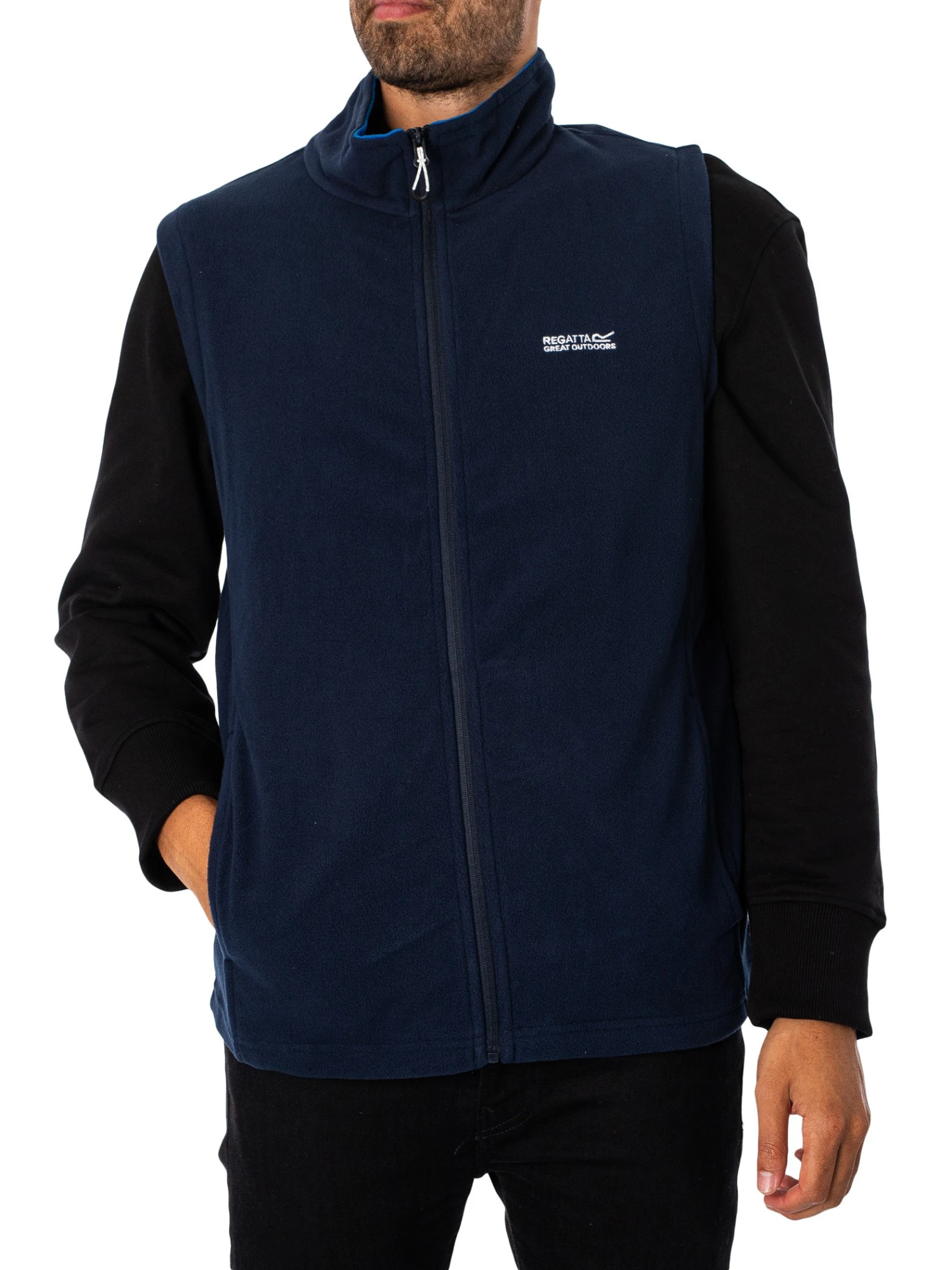 Regatta Tobias Fleece Gilet - Navy 2 Regatta Tobias Fleece Gilet - Navy - Image 2