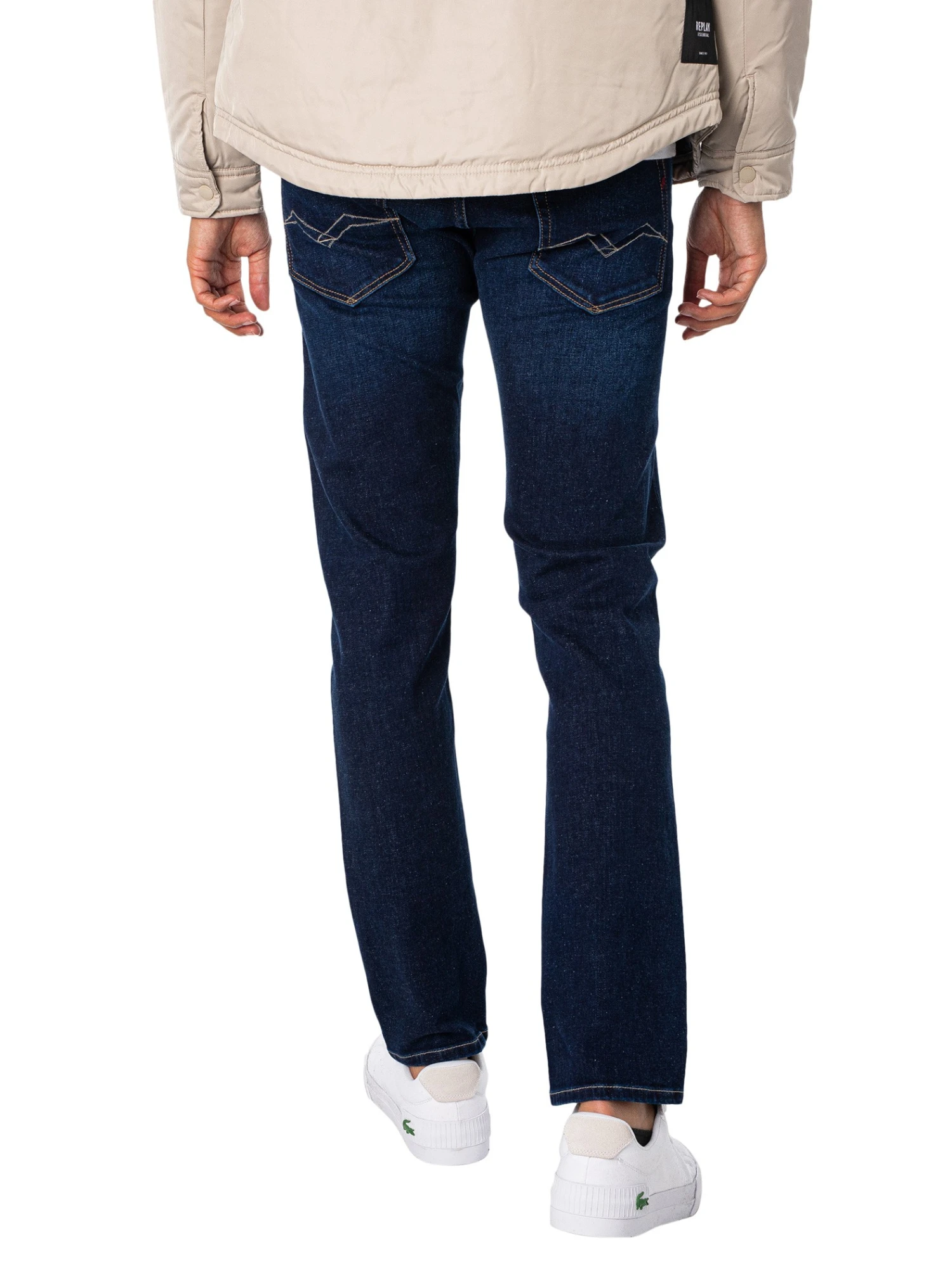 Replay Grover Straight Jeans - Blue 3 Replay Grover Straight Jeans - Blue - Image 3