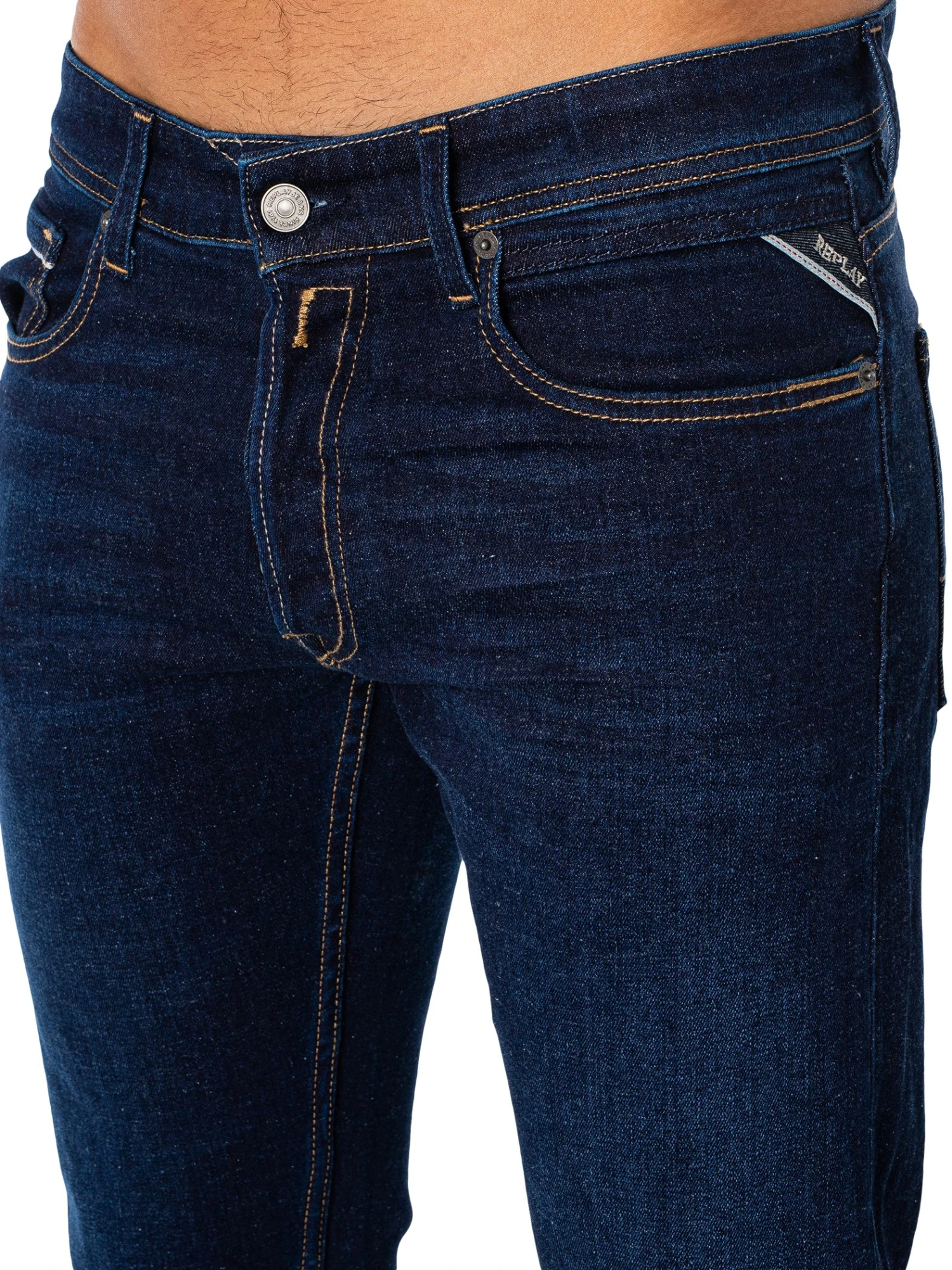 Replay Grover Straight Jeans - Blue 5 Replay Grover Straight Jeans - Blue - Image 5
