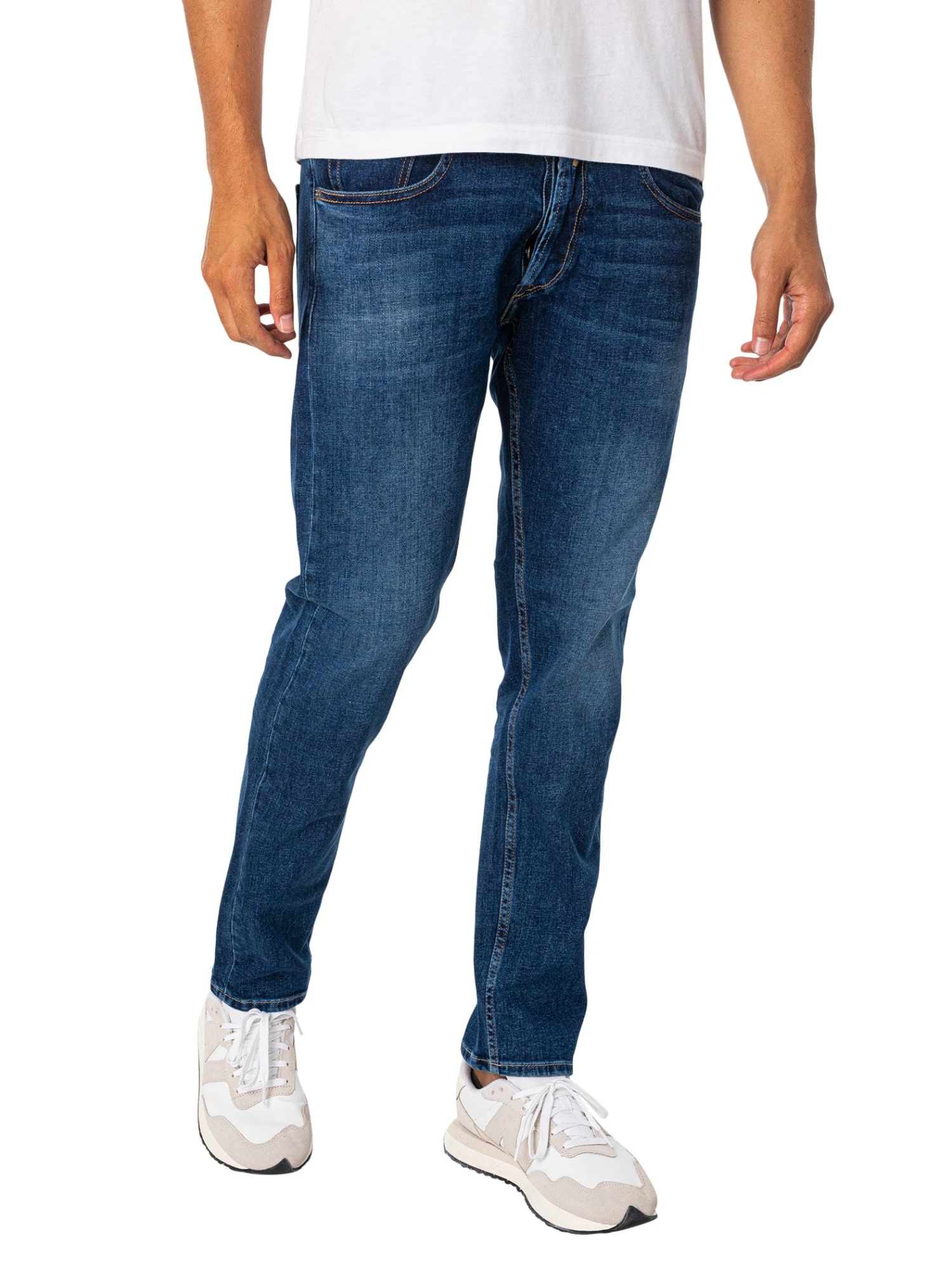 Replay Grover Straight Jeans - Dark Blue 1 Replay Grover Straight Jeans - Dark Blue