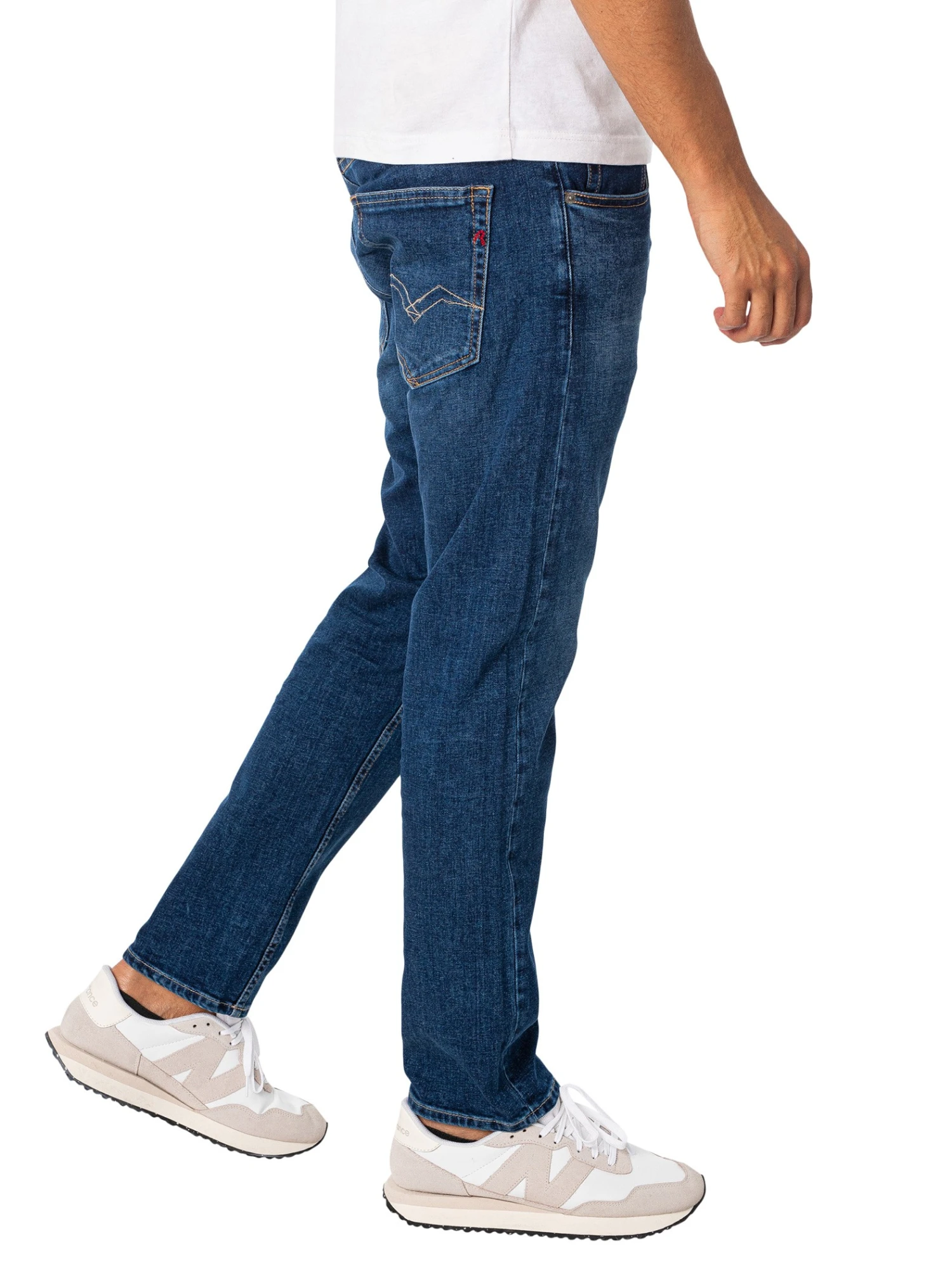 Replay Grover Straight Jeans - Dark Blue 2 Replay Grover Straight Jeans - Dark Blue - Image 2
