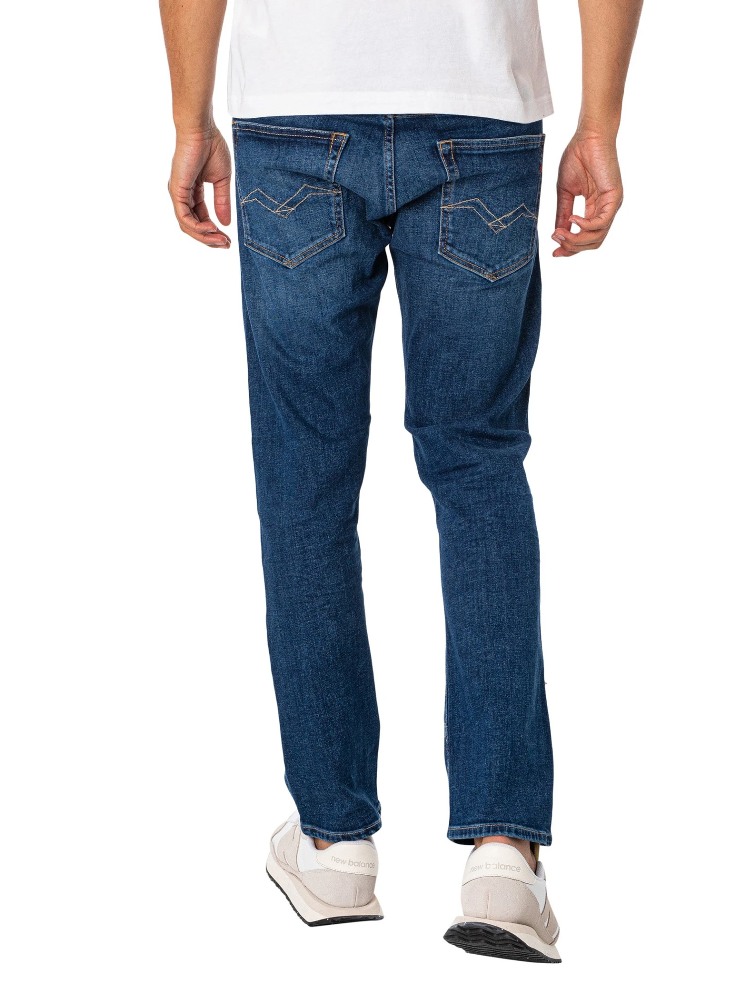 Replay Grover Straight Jeans - Dark Blue 3 Replay Grover Straight Jeans - Dark Blue - Image 3