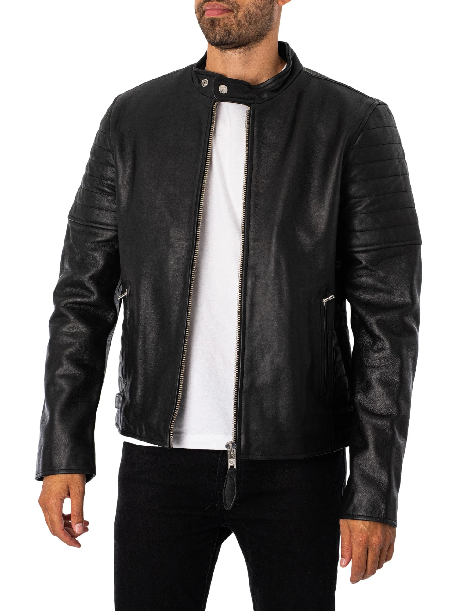 Schott Joe Leather Jacket - Black 1 Schott Joe Leather Jacket - Black