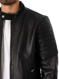Schott Joe Leather Jacket - Black 13 Schott Joe Leather Jacket - Black -Standout Fashion Shop 49080d