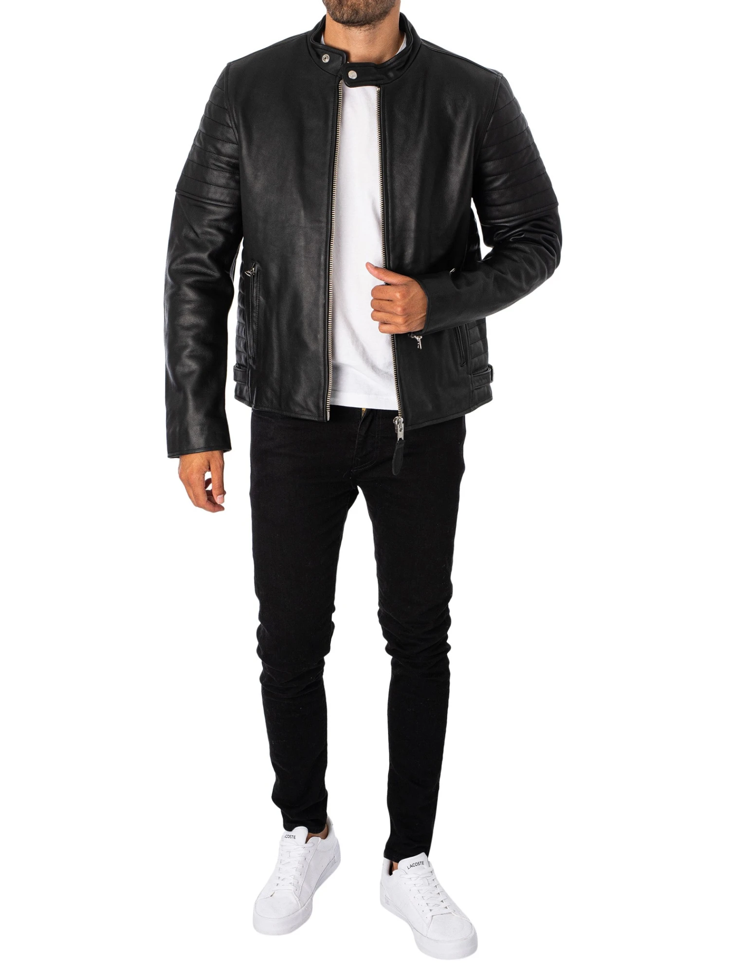Schott Joe Leather Jacket - Black 9 Schott Joe Leather Jacket - Black - Image 9
