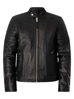 Schott Joe Leather Jacket - Black 19 Schott Joe Leather Jacket - Black -Standout Fashion Shop 49080j