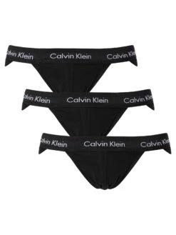 Calvin Klein 3 Pack Jock Straps - Black