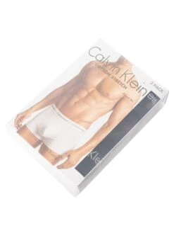 Calvin Klein 3 Pack Low Rise Trunks - Black (White/Port/Porpoise Logos) -Standout Fashion Shop 49160i