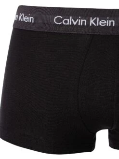 Calvin Klein 3 Pack Low Rise Trunks - Black (Dark Grey/Blue/Grey) 11 Calvin Klein 3 Pack Low Rise Trunks - Black (Dark Grey/Blue/Grey) -Standout Fashion Shop 49161c