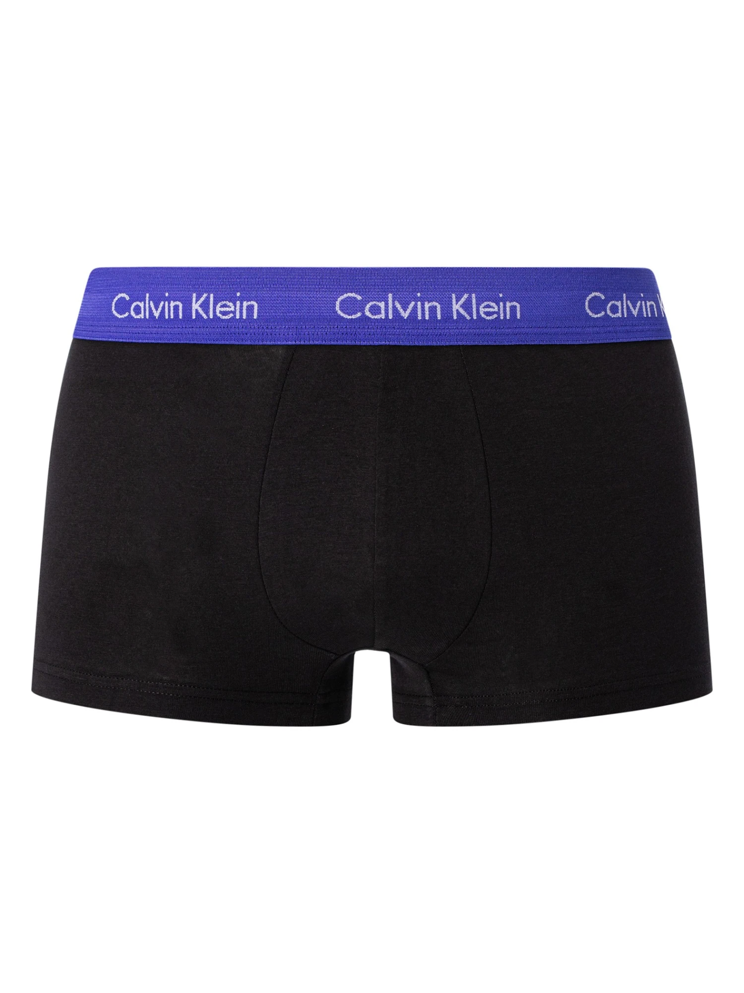 Calvin Klein 3 Pack Low Rise Trunks - Black (Dark Grey/Blue/Grey) 5 Calvin Klein 3 Pack Low Rise Trunks - Black (Dark Grey/Blue/Grey) - Image 5