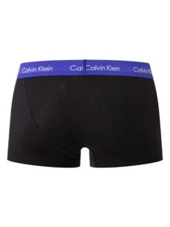 Calvin Klein 3 Pack Low Rise Trunks - Black (Dark Grey/Blue/Grey) 14 Calvin Klein 3 Pack Low Rise Trunks - Black (Dark Grey/Blue/Grey) -Standout Fashion Shop 49161f