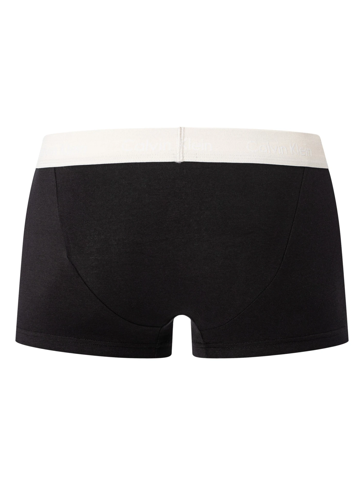 Calvin Klein 3 Pack Low Rise Trunks - Black (Dark Grey/Blue/Grey) 8 Calvin Klein 3 Pack Low Rise Trunks - Black (Dark Grey/Blue/Grey) - Image 8