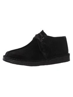 Clarks Originals Desert Trek Suede Shoes - Black