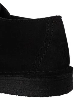 Clarks Originals Desert Trek Suede Shoes - Black 18 Clarks Originals Desert Trek Suede Shoes - Black -Standout Fashion Shop 49168i