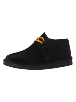 Clarks Originals Desert Trek Suede Shoes - Black 19 Clarks Originals Desert Trek Suede Shoes - Black -Standout Fashion Shop 49168j