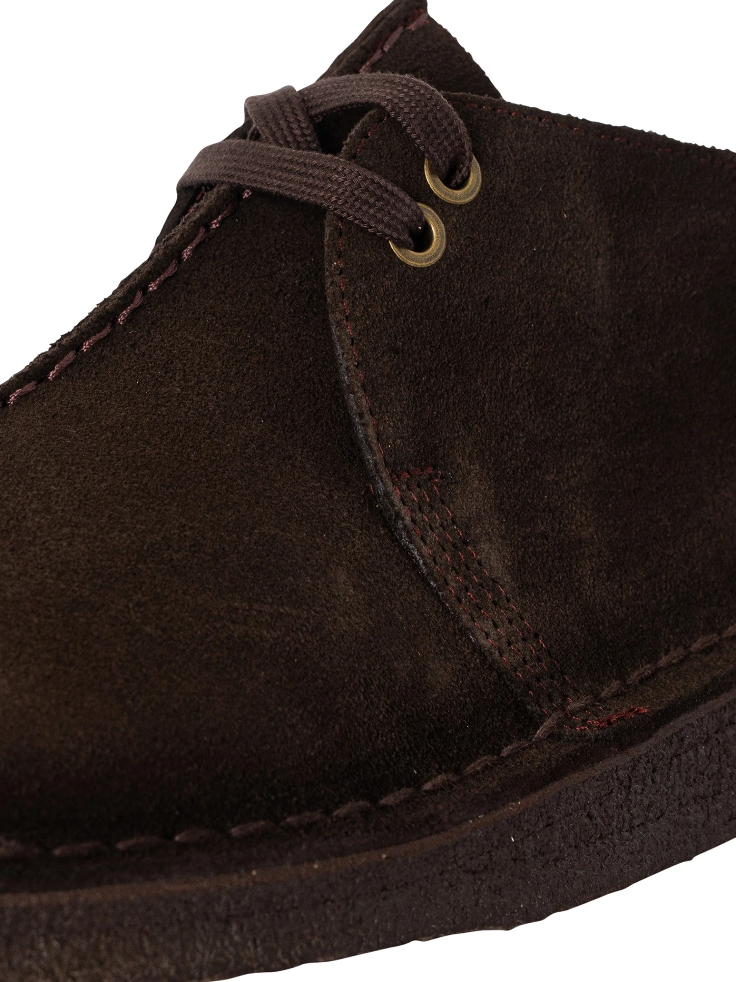 Clarks Originals Desert Trek Suede Shoes - Dark Brown 8 Clarks Originals Desert Trek Suede Shoes - Dark Brown - Image 8