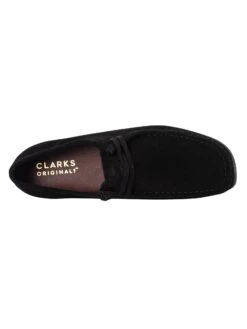 Clarks Originals Wallabee Suede Shoes - Black -Standout Fashion Shop 49173f