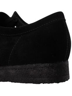 Clarks Originals Wallabee Suede Shoes - Black -Standout Fashion Shop 49173i