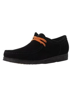 Clarks Originals Wallabee Suede Shoes - Black -Standout Fashion Shop 49173j