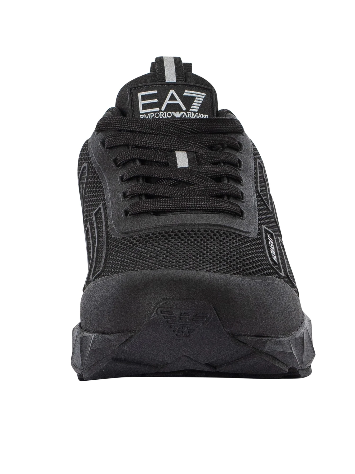 EA7 Kombat Crystal Trainers - Black/Silver 4 EA7 Kombat Crystal Trainers - Black/Silver - Image 4
