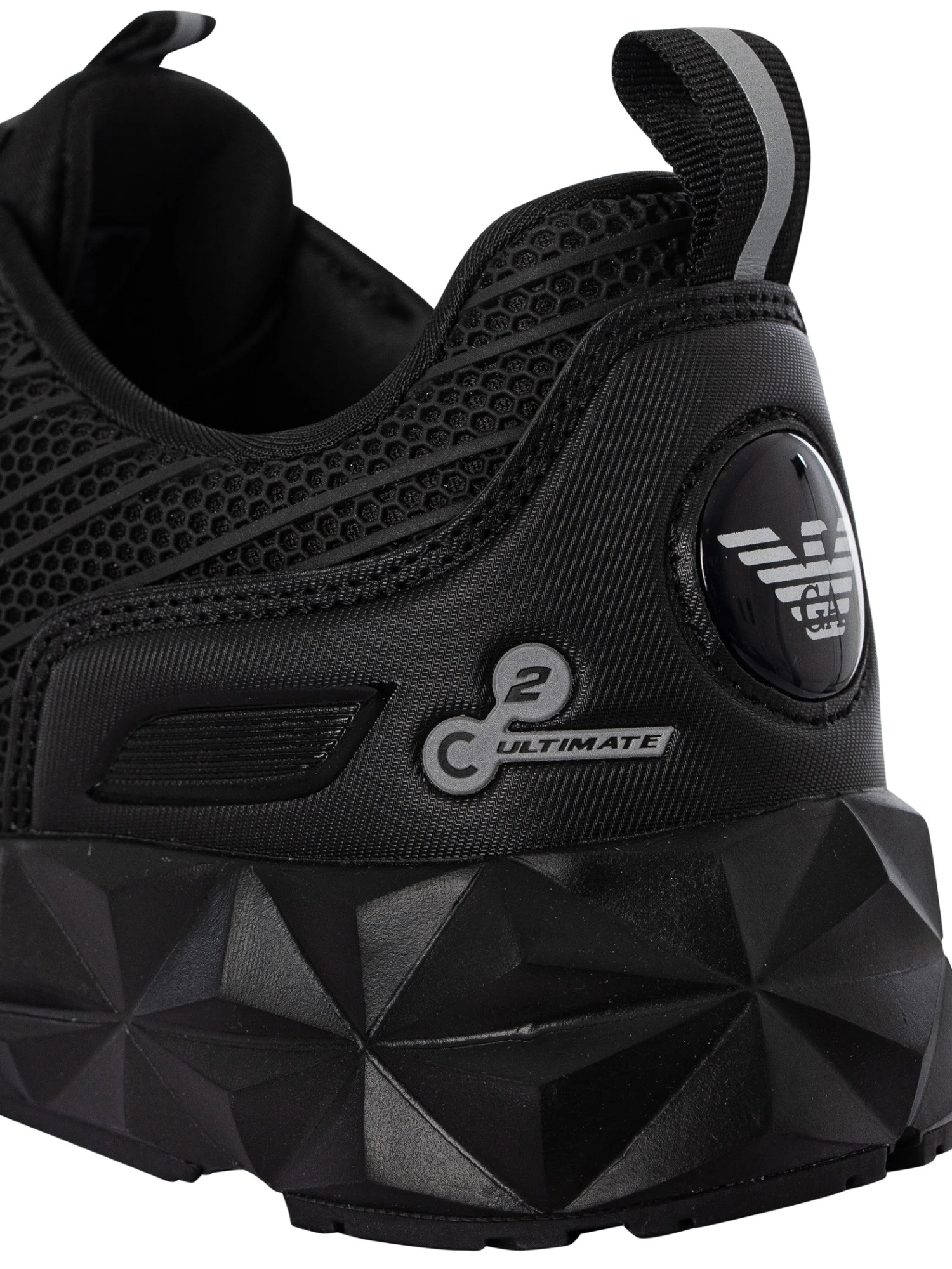 EA7 Kombat Crystal Trainers - Black/Silver 9 EA7 Kombat Crystal Trainers - Black/Silver - Image 9