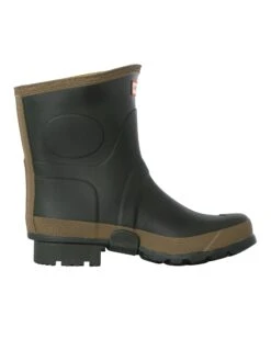 Hunter Field Gardener Short Wellington Boots - Dark Olive/Clay -Standout Fashion Shop 49176c