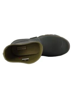 Hunter Field Gardener Short Wellington Boots - Dark Olive/Clay -Standout Fashion Shop 49176f