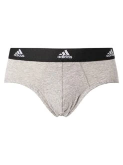 Adidas 3 Pack Active Flex Briefs - Black/Grey/White -Standout Fashion Shop 49235e