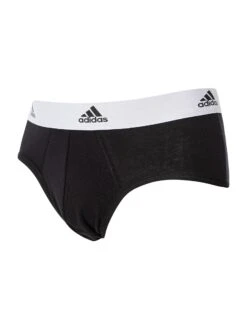 Adidas 3 Pack Active Flex Briefs - Black (White) -Standout Fashion Shop 49236c