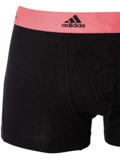 Adidas 3 Pack Active Flex Trunks - Black/Port Pink -Standout Fashion Shop 49240c
