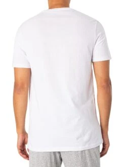 Adidas 3 Pack Lounge Active Core T-Shirts - White -Standout Fashion Shop 49242d