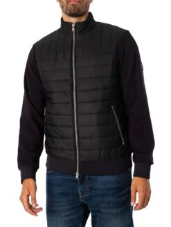 Barbour International Counter Quilted Light Jacket - Black