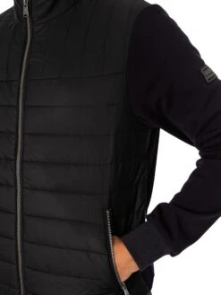 Barbour International Counter Quilted Light Jacket - Black -Standout Fashion Shop 49244d