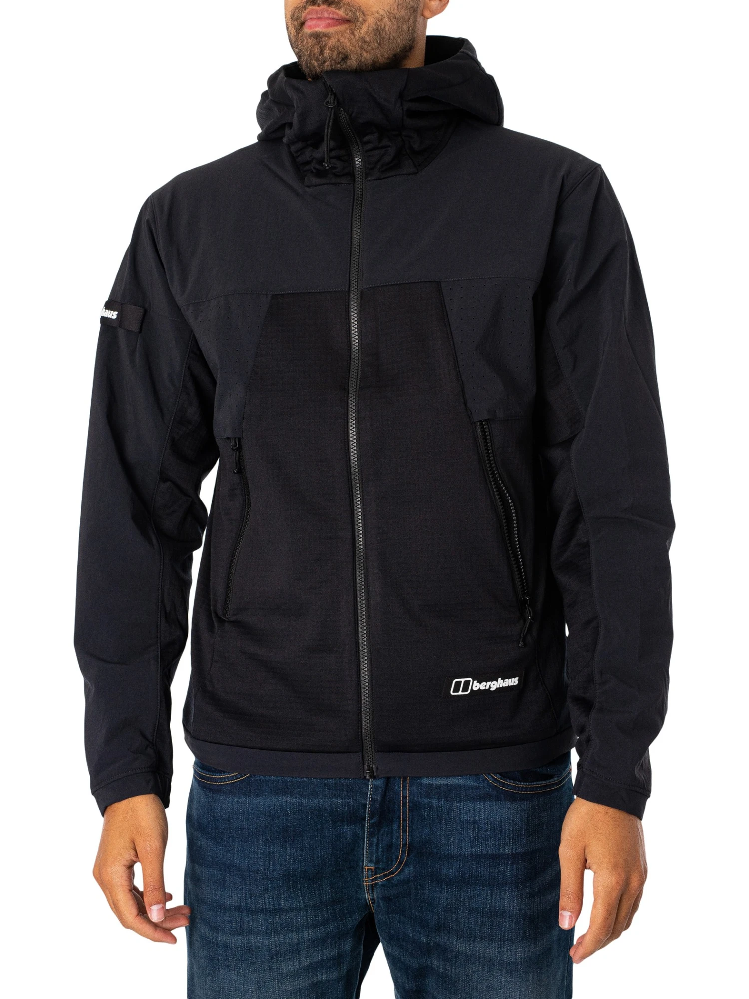 Berghaus Benwell Hooded Jacket - Black 2 Berghaus Benwell Hooded Jacket - Black - Image 2