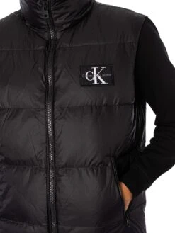Calvin Klein Jeans Essentials Down Gilet - Black -Standout Fashion Shop 49257d