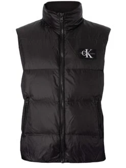 Calvin Klein Jeans Essentials Down Gilet - Black -Standout Fashion Shop 49257g 1