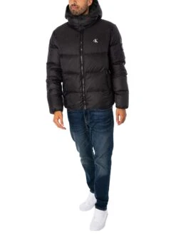 Calvin Klein Jeans Essentials Down Jacket - Black -Standout Fashion Shop 49258h