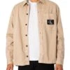 Calvin Klein Jeans Utility Overshirt - Plaza Taupe